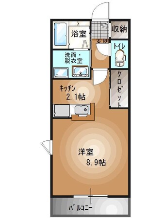 雀宮駅 車移動12分  4.5km 3階の物件間取画像